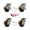 Service Caster 6 Inch Heavy Duty High Temp Phenolic Caster Swivel Locks 2 Brakes SCC, 4PK SCC-KP92S630-PHRHT-SLB-BSL-2-BSL-2 - alternate 5